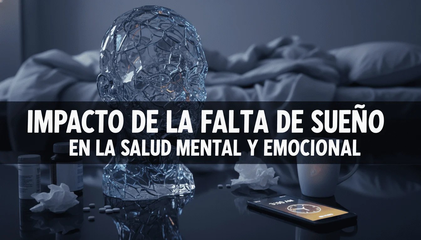 Impacto de la falta de sueño en la salud mental y emocional enfoque clínico escena 1